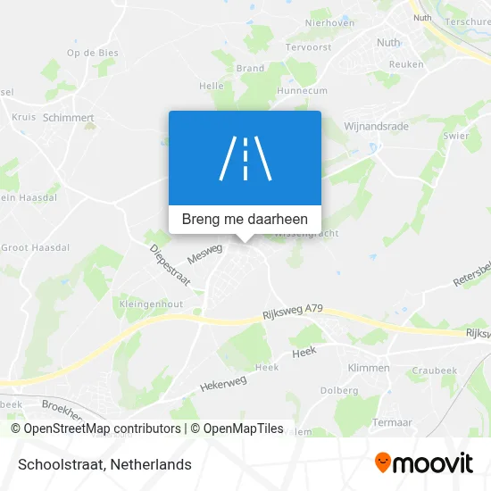Schoolstraat kaart