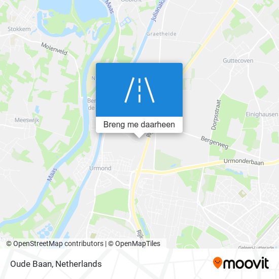 Oude Baan kaart