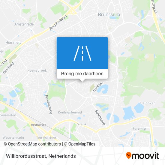 Willibrordusstraat kaart