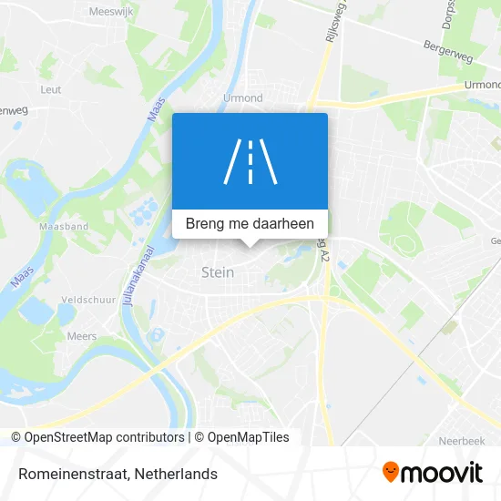 Romeinenstraat kaart