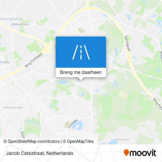 Jacob Catsstraat kaart