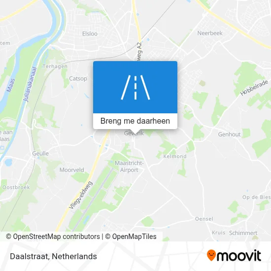 Daalstraat kaart