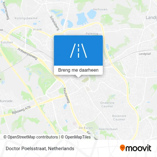 Doctor Poelsstraat kaart