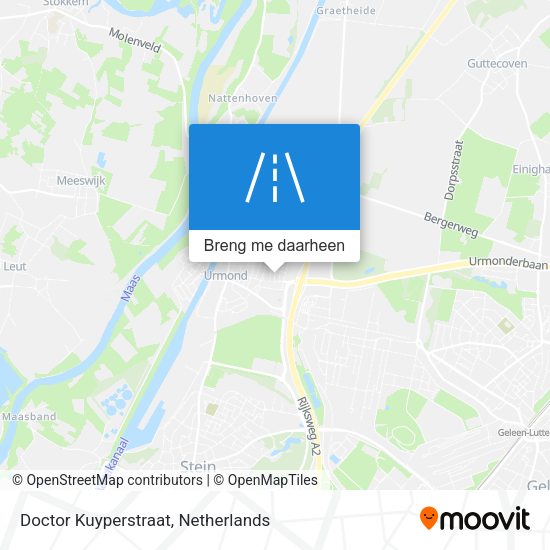 Doctor Kuyperstraat kaart