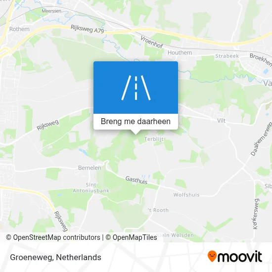 Groeneweg kaart