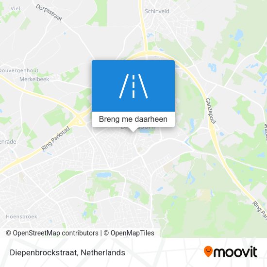 Diepenbrockstraat kaart