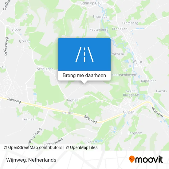 Wijnweg kaart