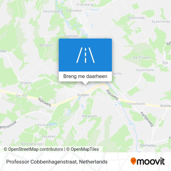 Professor Cobbenhagenstraat kaart