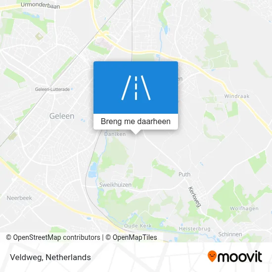 Veldweg kaart