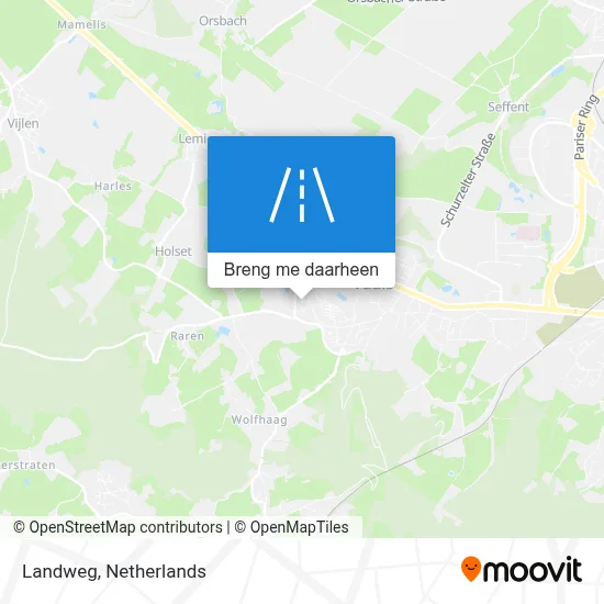 Landweg kaart
