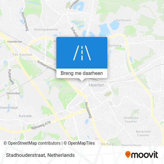 Stadhouderstraat kaart