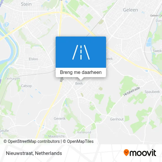 Nieuwstraat kaart