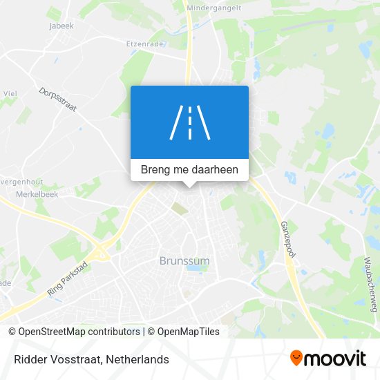 Ridder Vosstraat kaart