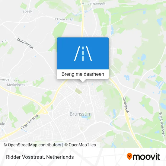 Ridder Vosstraat kaart