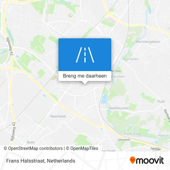 Frans Halsstraat kaart