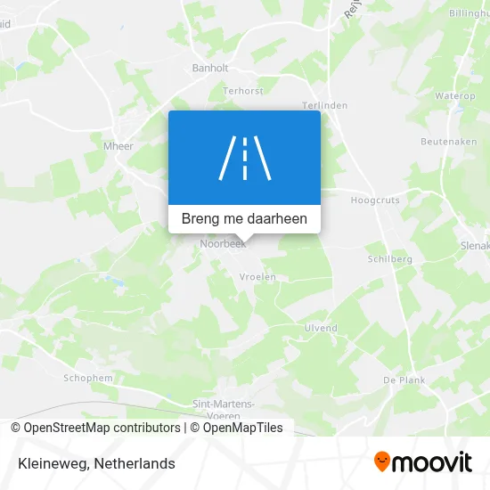 Kleineweg kaart
