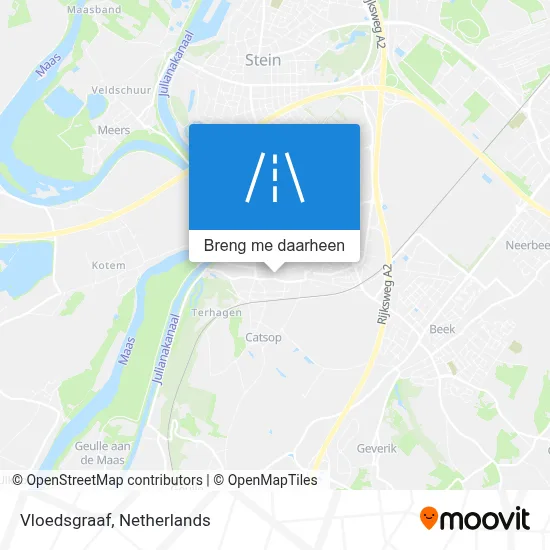 Vloedsgraaf kaart
