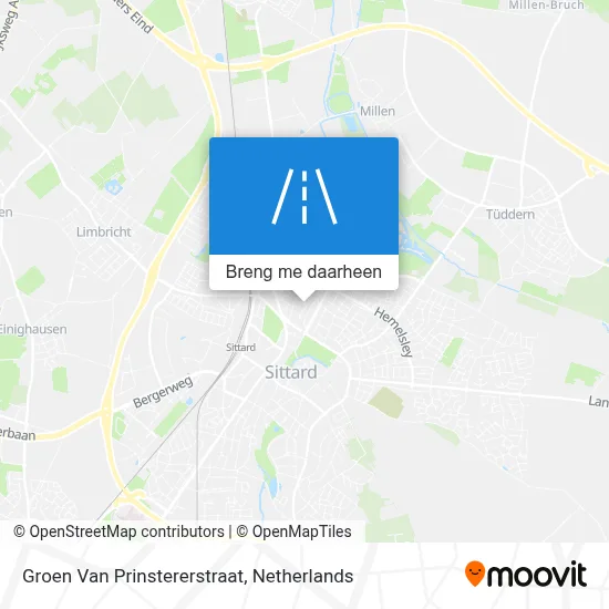 Groen Van Prinstererstraat kaart