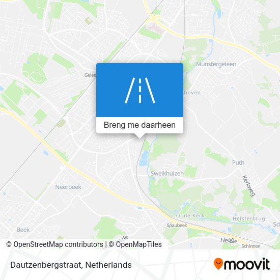 Dautzenbergstraat kaart