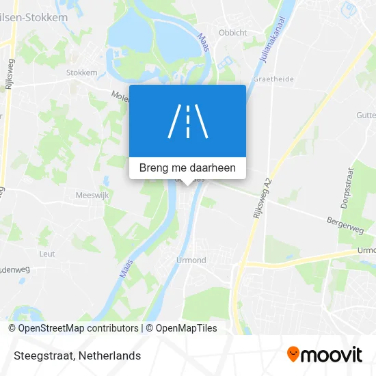 Steegstraat kaart