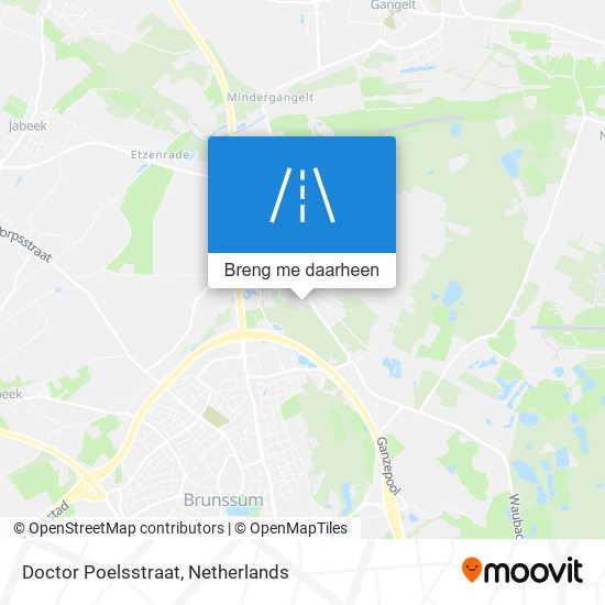 Doctor Poelsstraat kaart