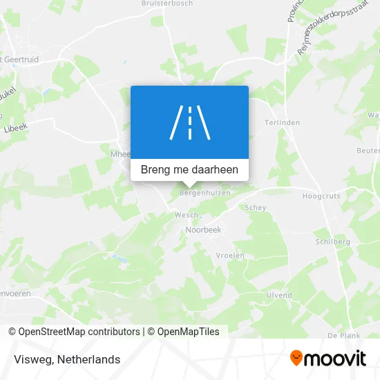 Visweg kaart