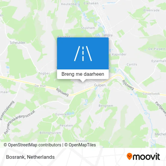 Bosrank kaart