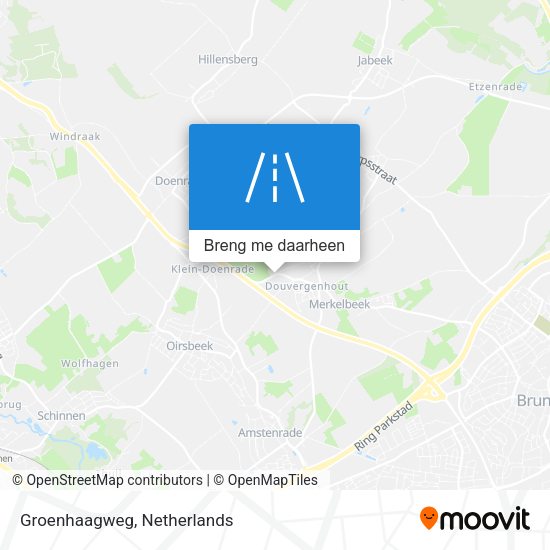 Groenhaagweg kaart