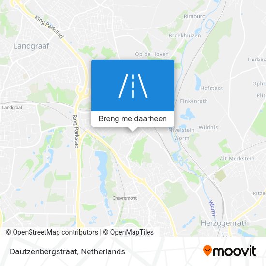 Dautzenbergstraat kaart