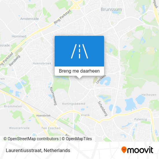 Laurentiusstraat kaart