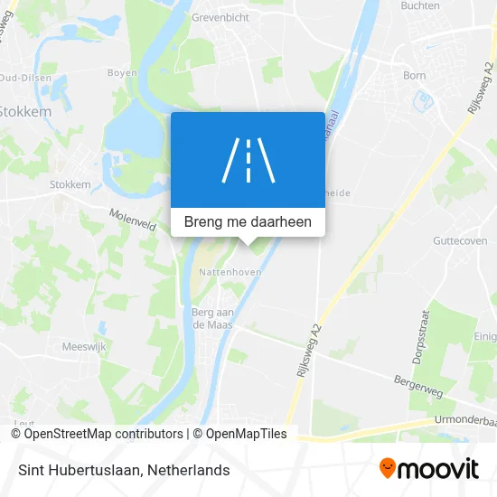 Sint Hubertuslaan kaart