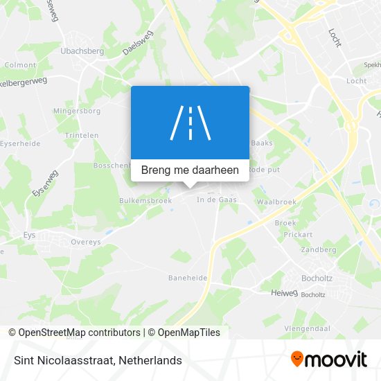 Sint Nicolaasstraat kaart