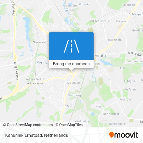Kanunnik Ernstpad kaart