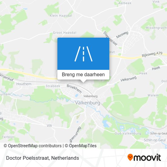 Doctor Poelsstraat kaart