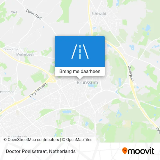 Doctor Poelsstraat kaart