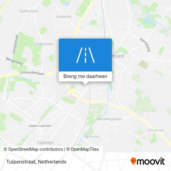 Tulpenstraat kaart