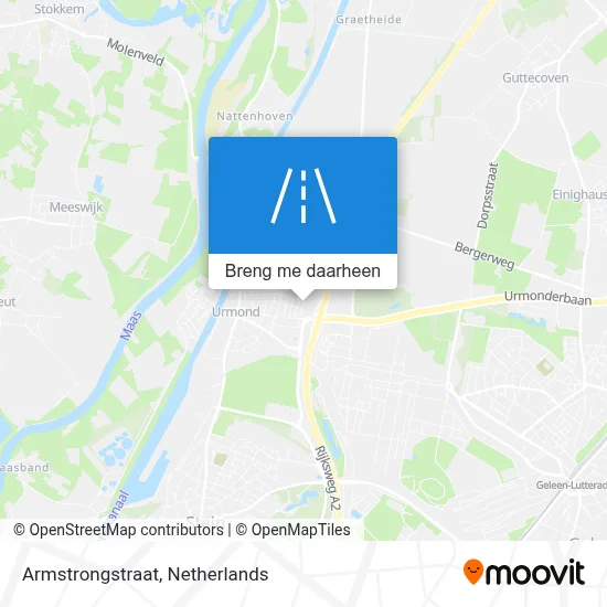 Armstrongstraat kaart