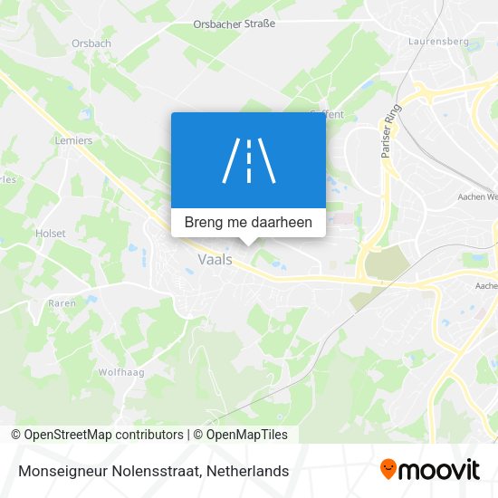Monseigneur Nolensstraat kaart