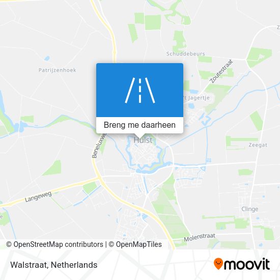 Walstraat kaart