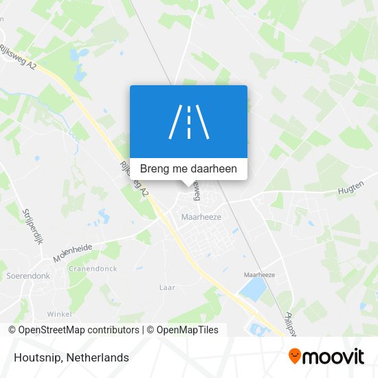 Houtsnip kaart