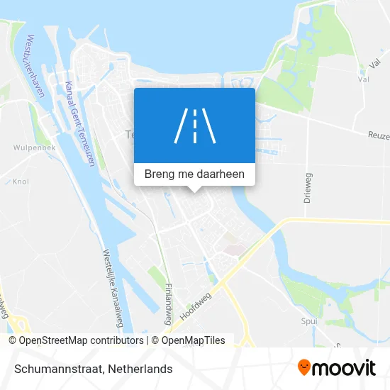 Schumannstraat kaart