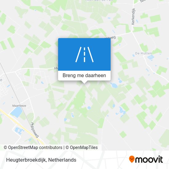 Heugterbroekdijk kaart