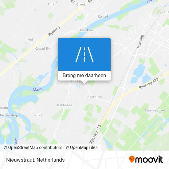 Nieuwstraat kaart