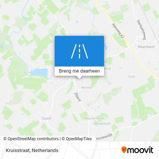 Kruisstraat kaart