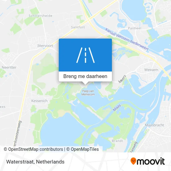 Waterstraat kaart