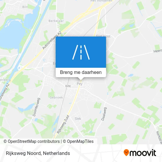 Rijksweg Noord kaart