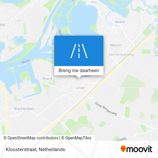 Kloosterstraat kaart