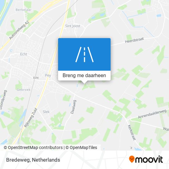 Bredeweg kaart