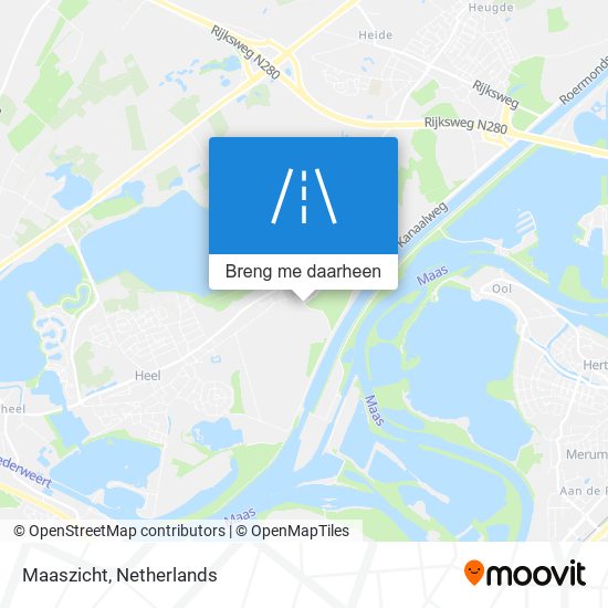 Maaszicht kaart