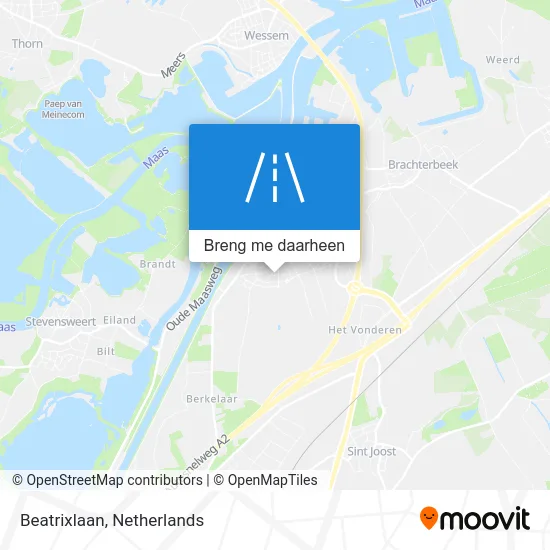 Beatrixlaan kaart